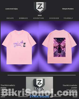 Drop Shoulder Customize T-SHIRT